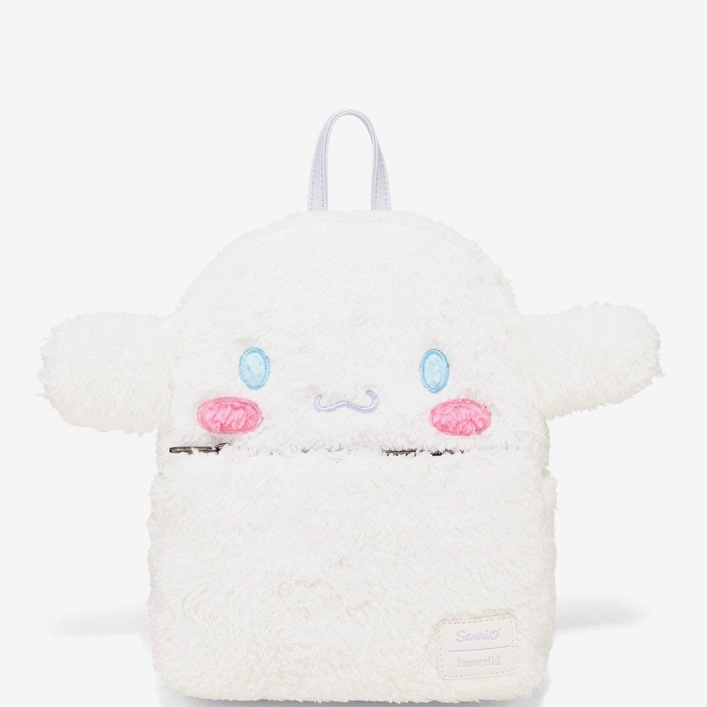 Loungefly Sanrio Cinnamoroll Fuzzy Mini Backpack